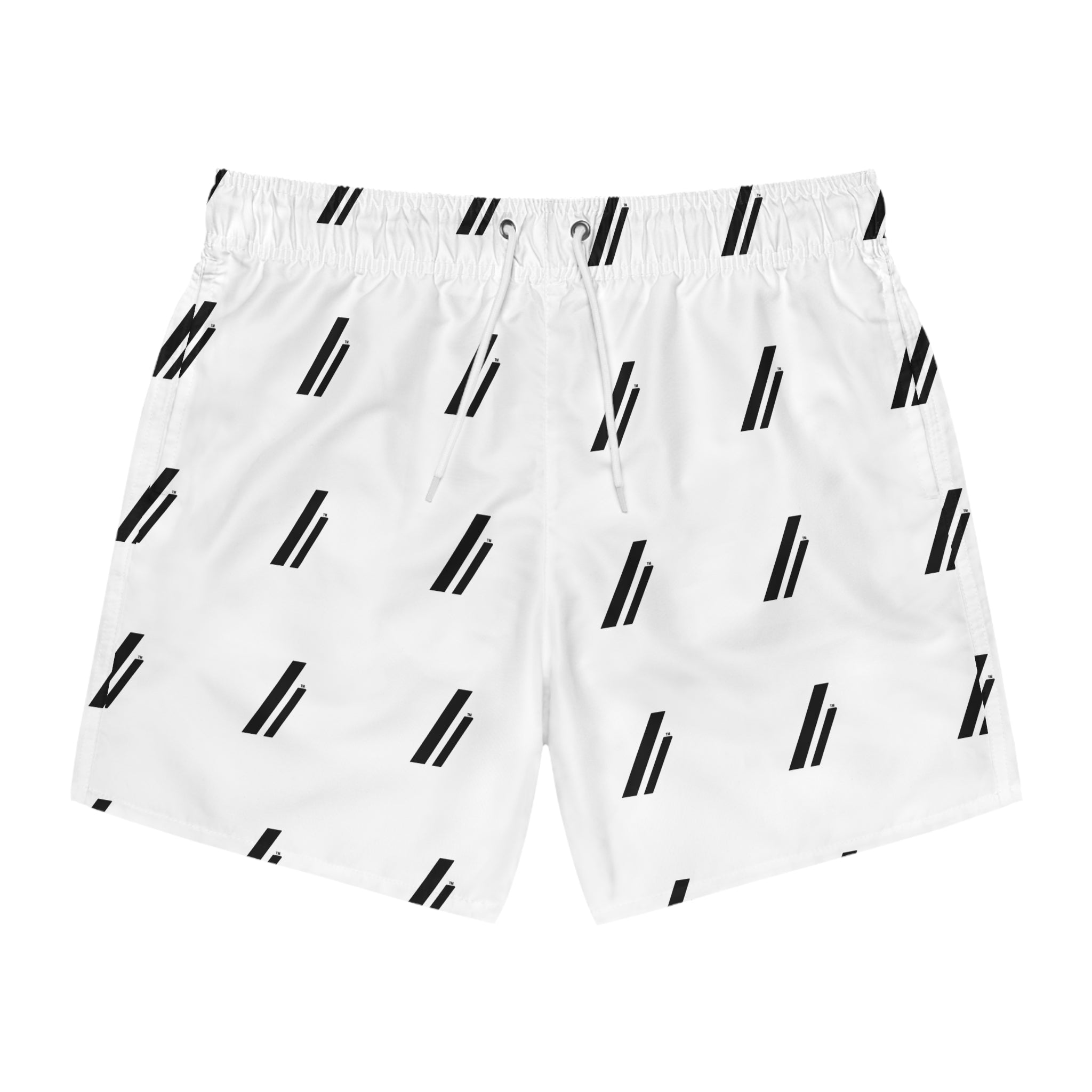 Black Symbol Swim Trunks