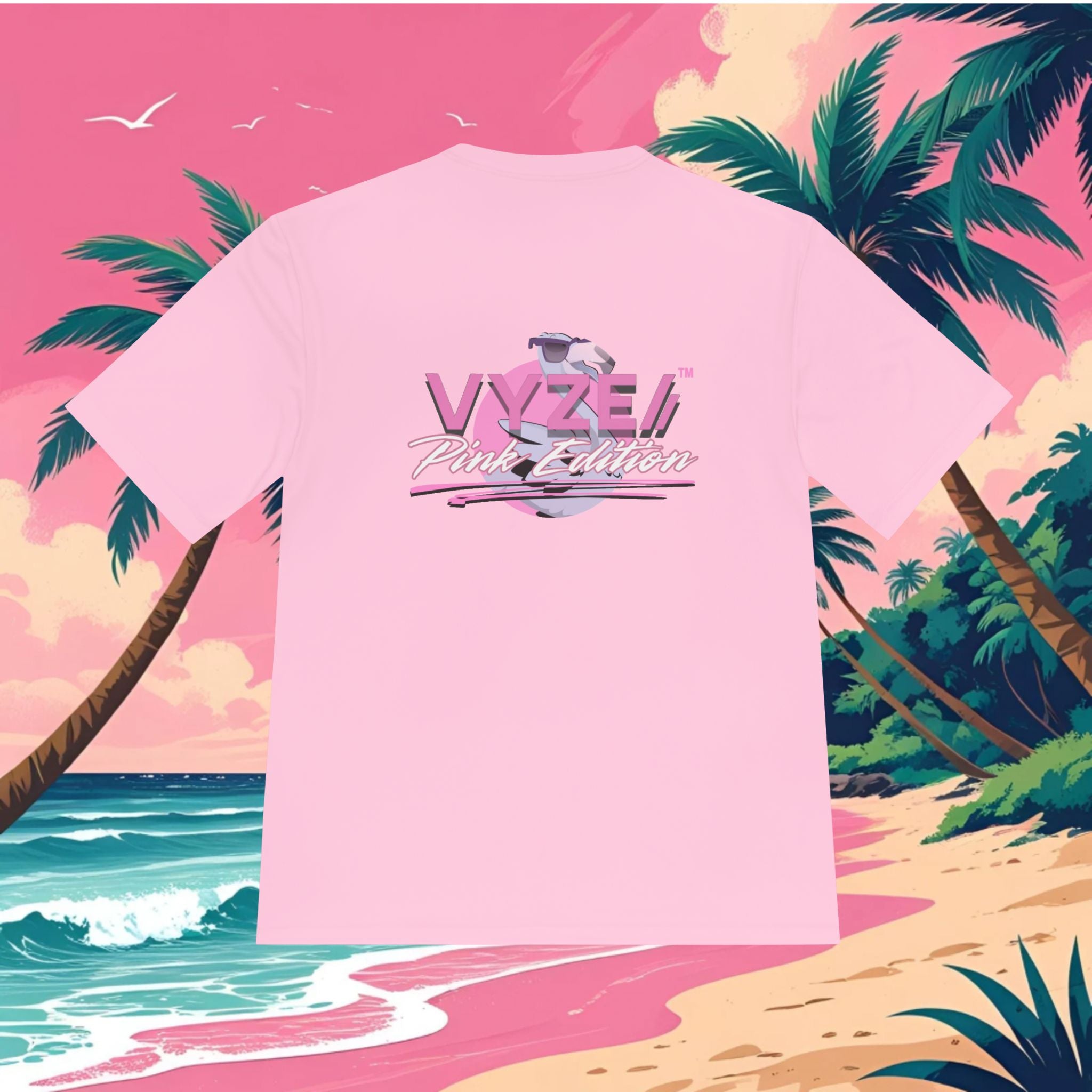 Premium Moisture Wicking Tee - Pink Edition