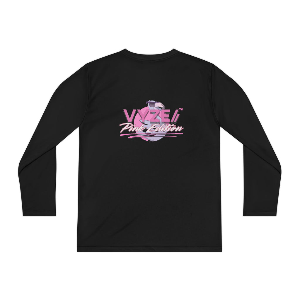 Youth Fitness Long Sleeve Tee - Pink Edition