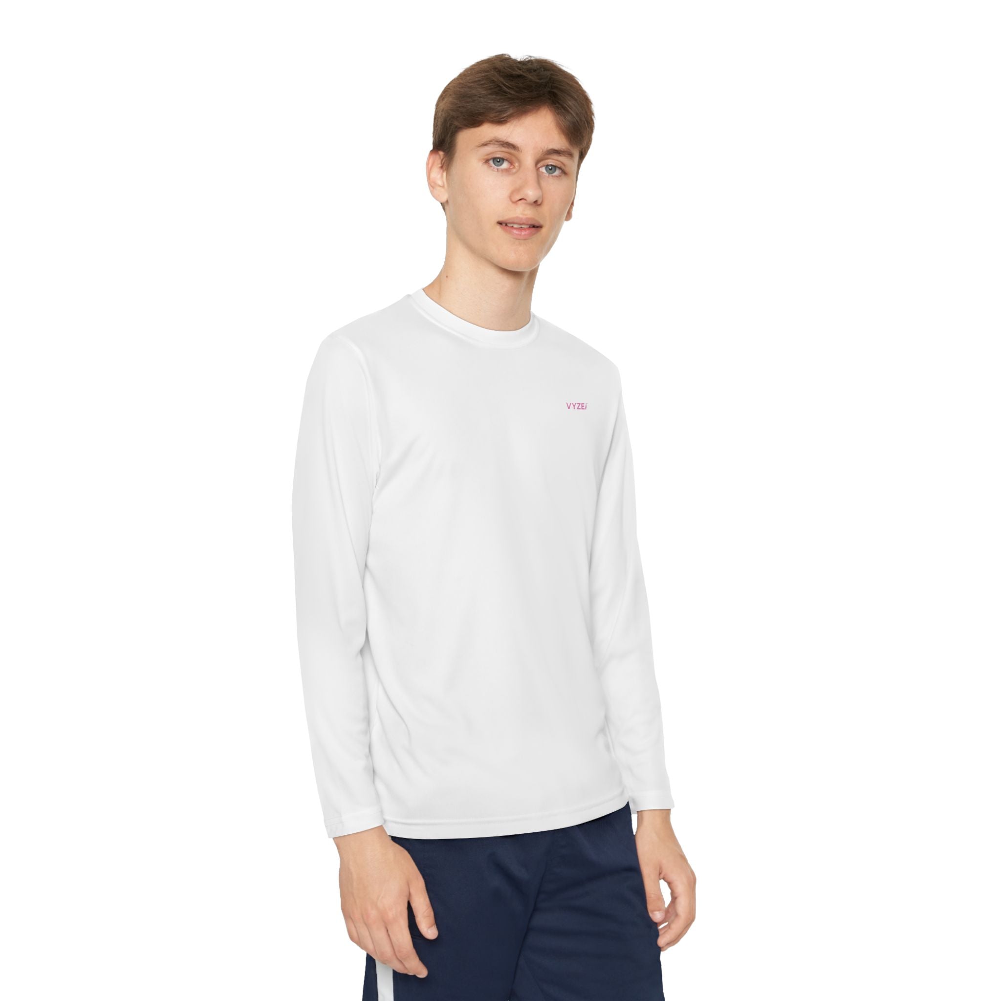 Youth Fitness Long Sleeve Tee - Pink Edition